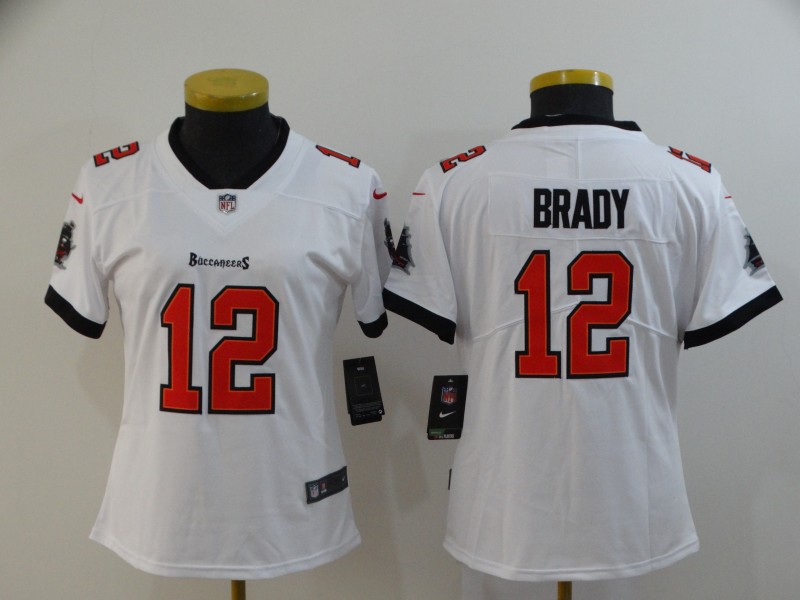 WomenTampa Bay Buccaneers #12 Brady white New Nike Limited Vapor Untouchable NFL Jerseys